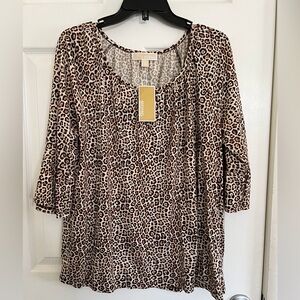 Michael Kors Leopard Blouse 🐆